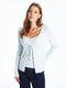 V Neck Plain Long Sleeve Maternity Knit Cardigan and Tank Top Set